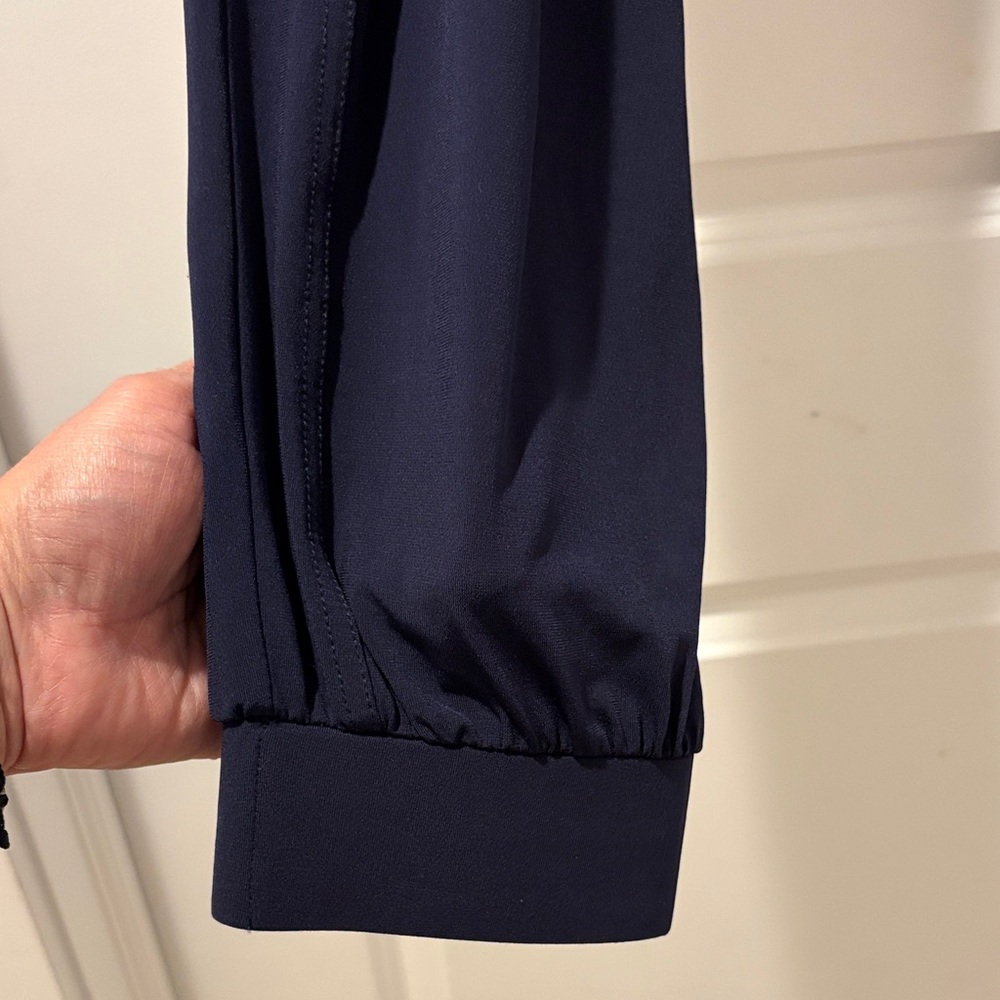 Lisa Rinna Collection Navy Blue Casual Pull-On Pants - Picture 5 of 6